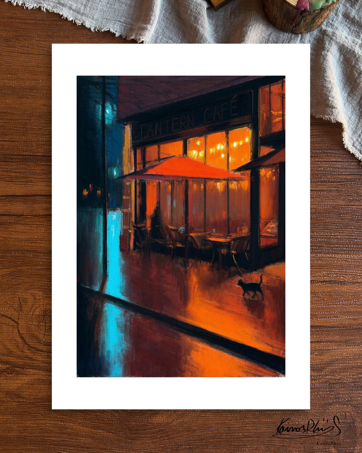 A Quiet Corner of Warmth— A4 Fine Art Print