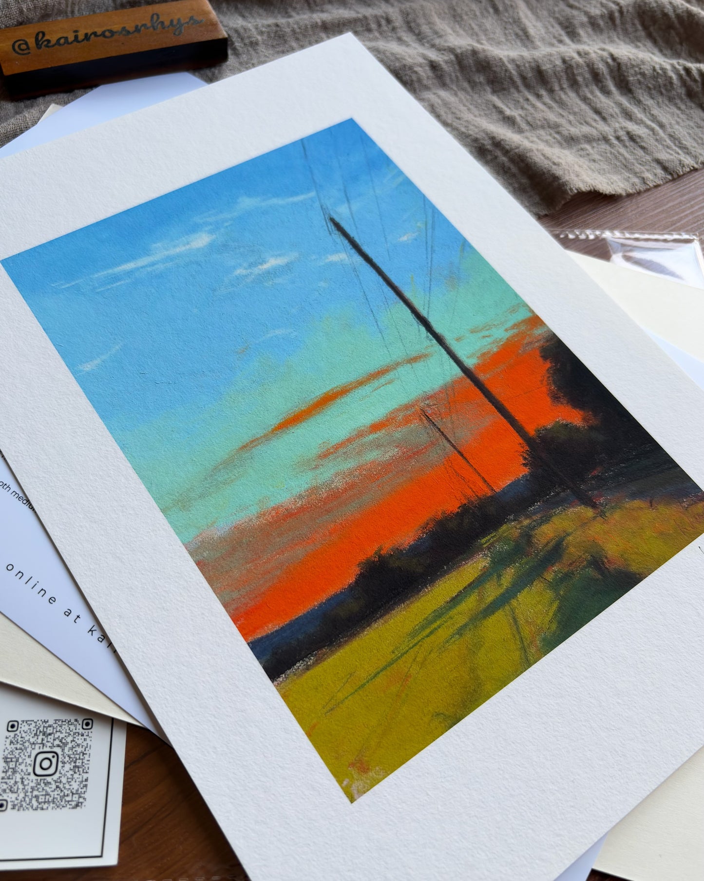 Golden Horizon — A4 Fine Art Print
