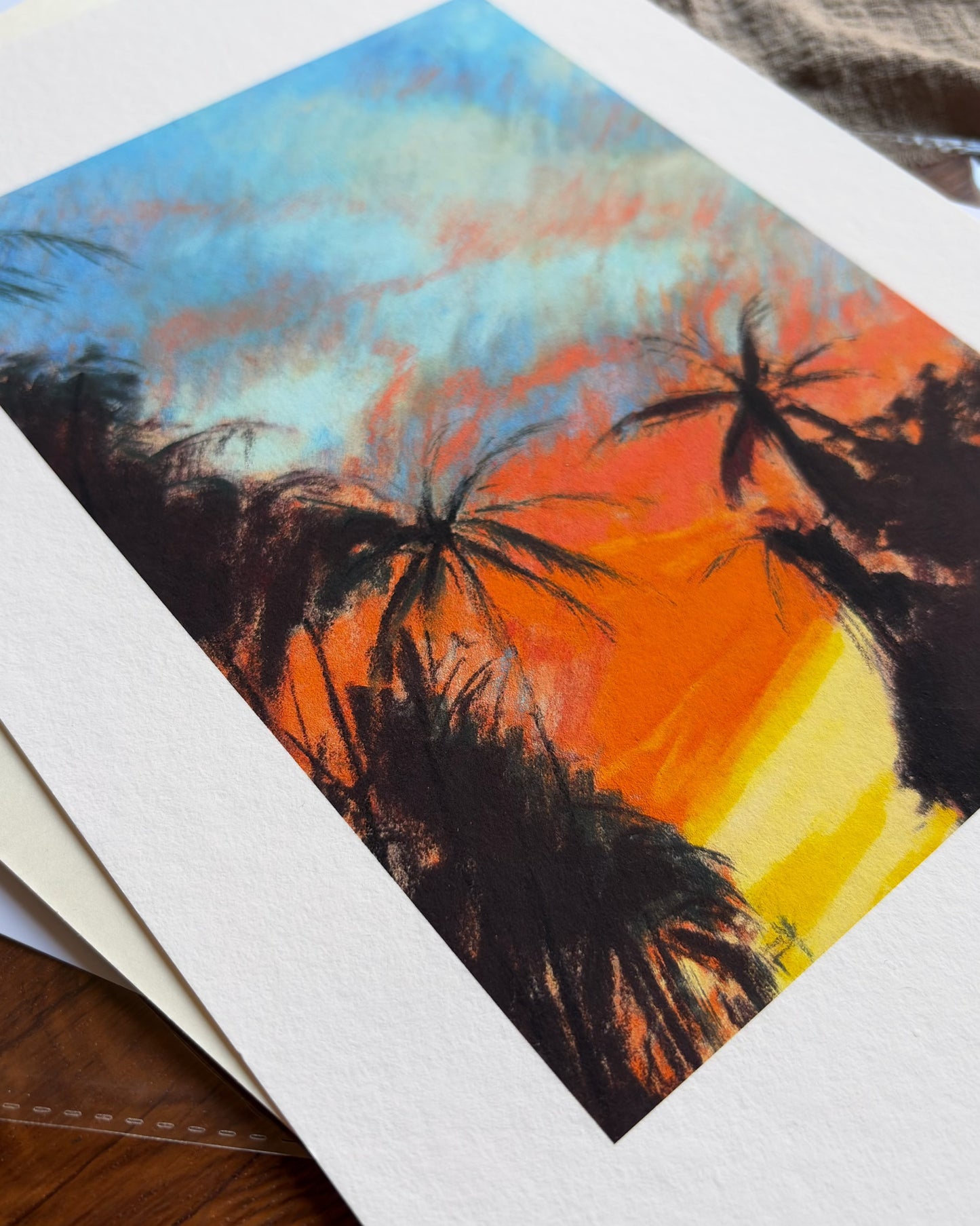 Tropical Dusk — A4 Fine Art Print
