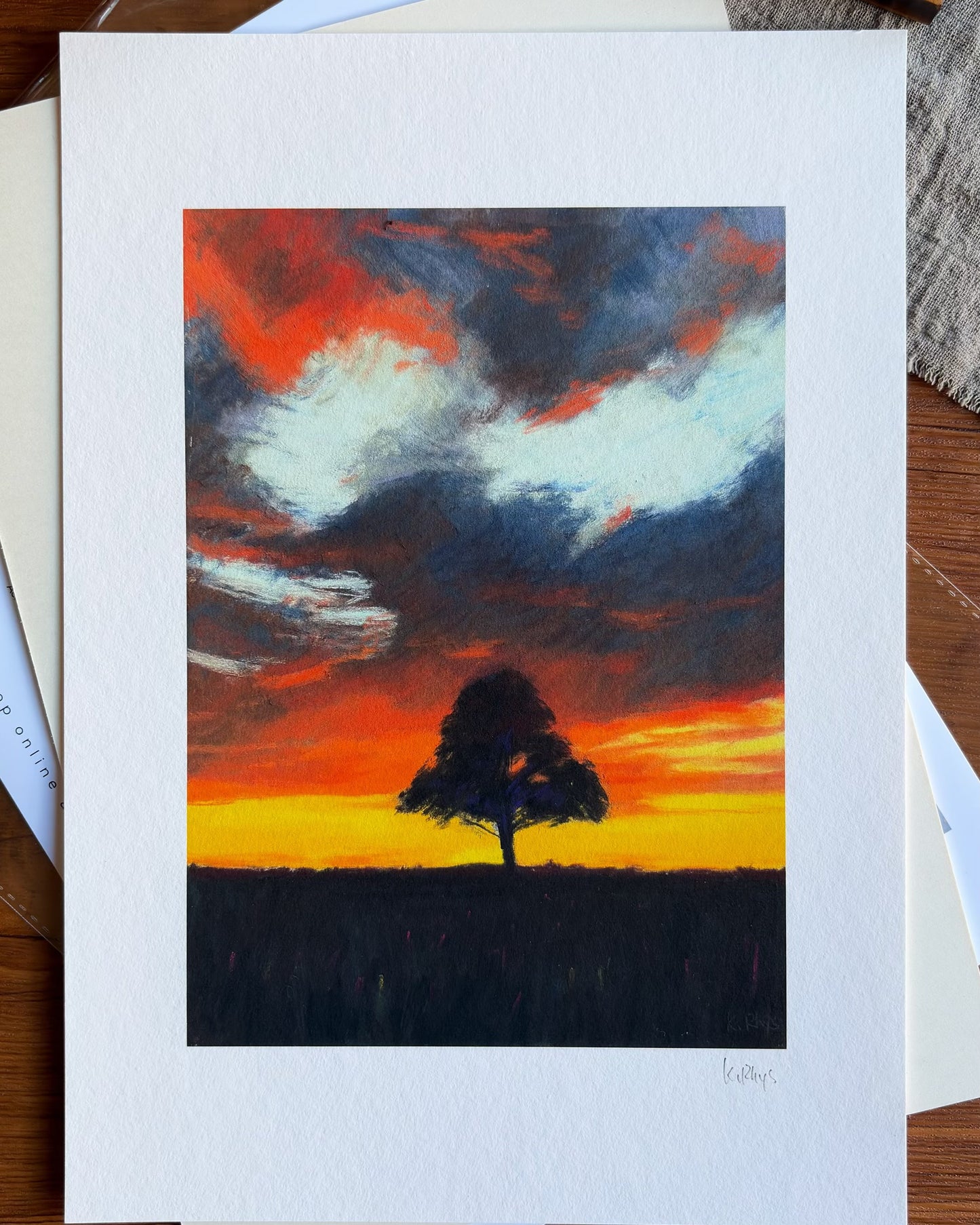 Solitary Tree — A4 Fine Art Print