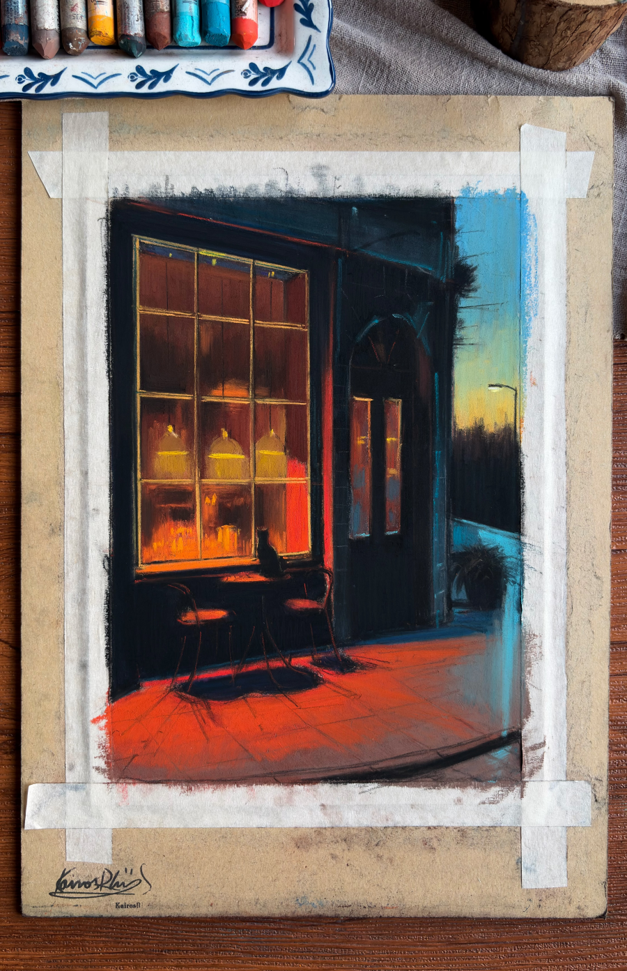 A Quiet Table by the Window