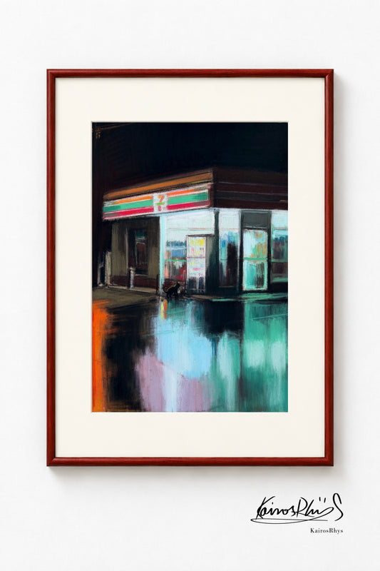 Colours Left on the Wet Street
