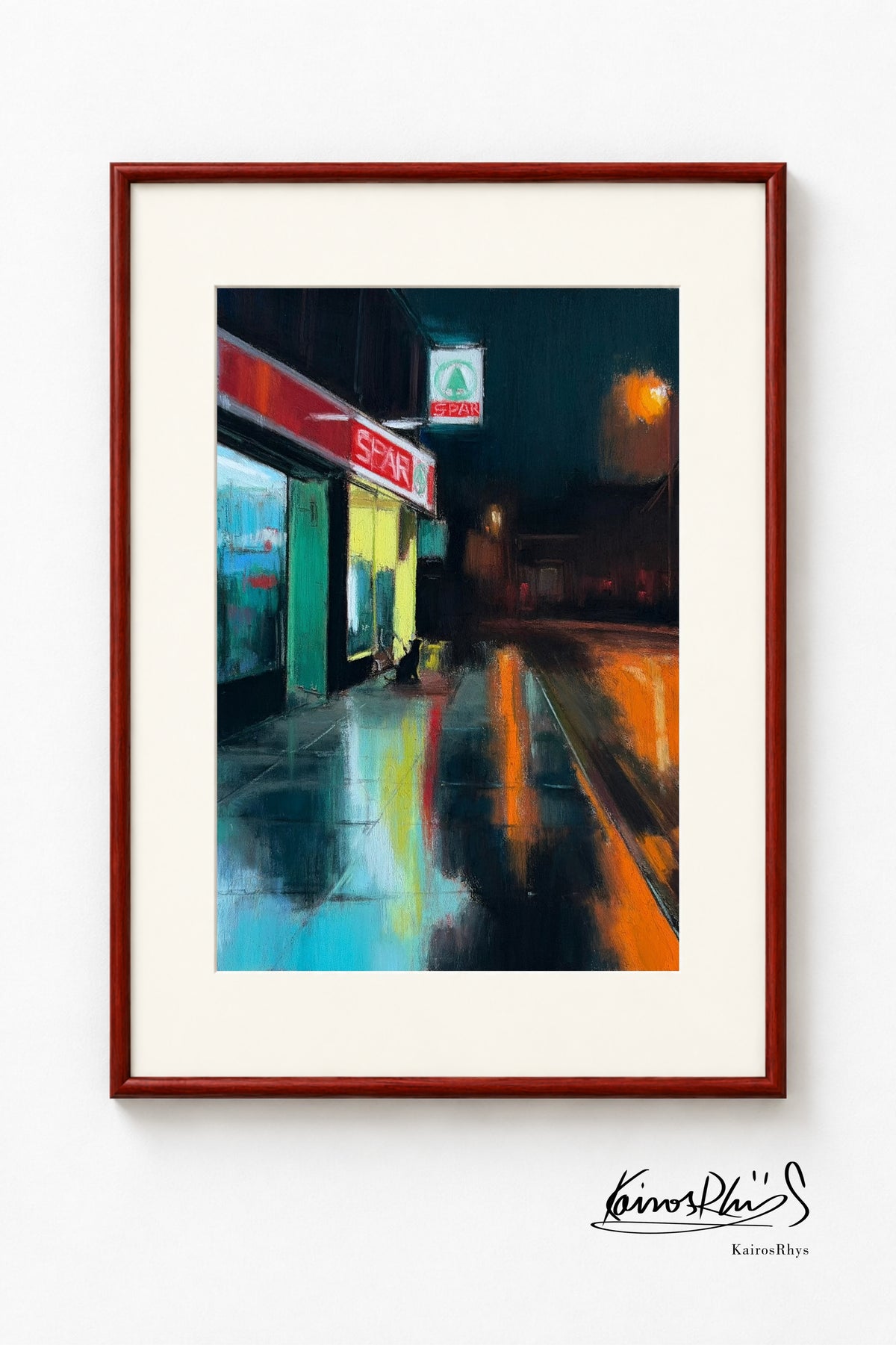 Colours on the Wet Pavement