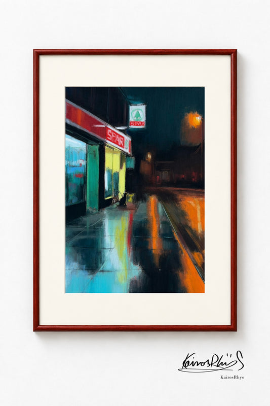 Colours on the Wet Pavement