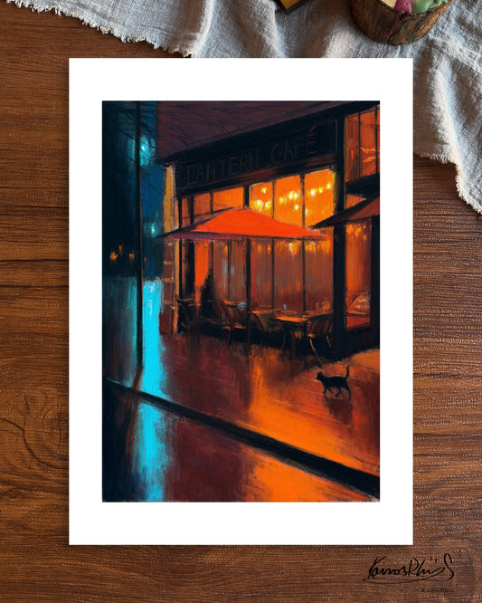 A Quiet Corner of Warmth— A4 Fine Art Print
