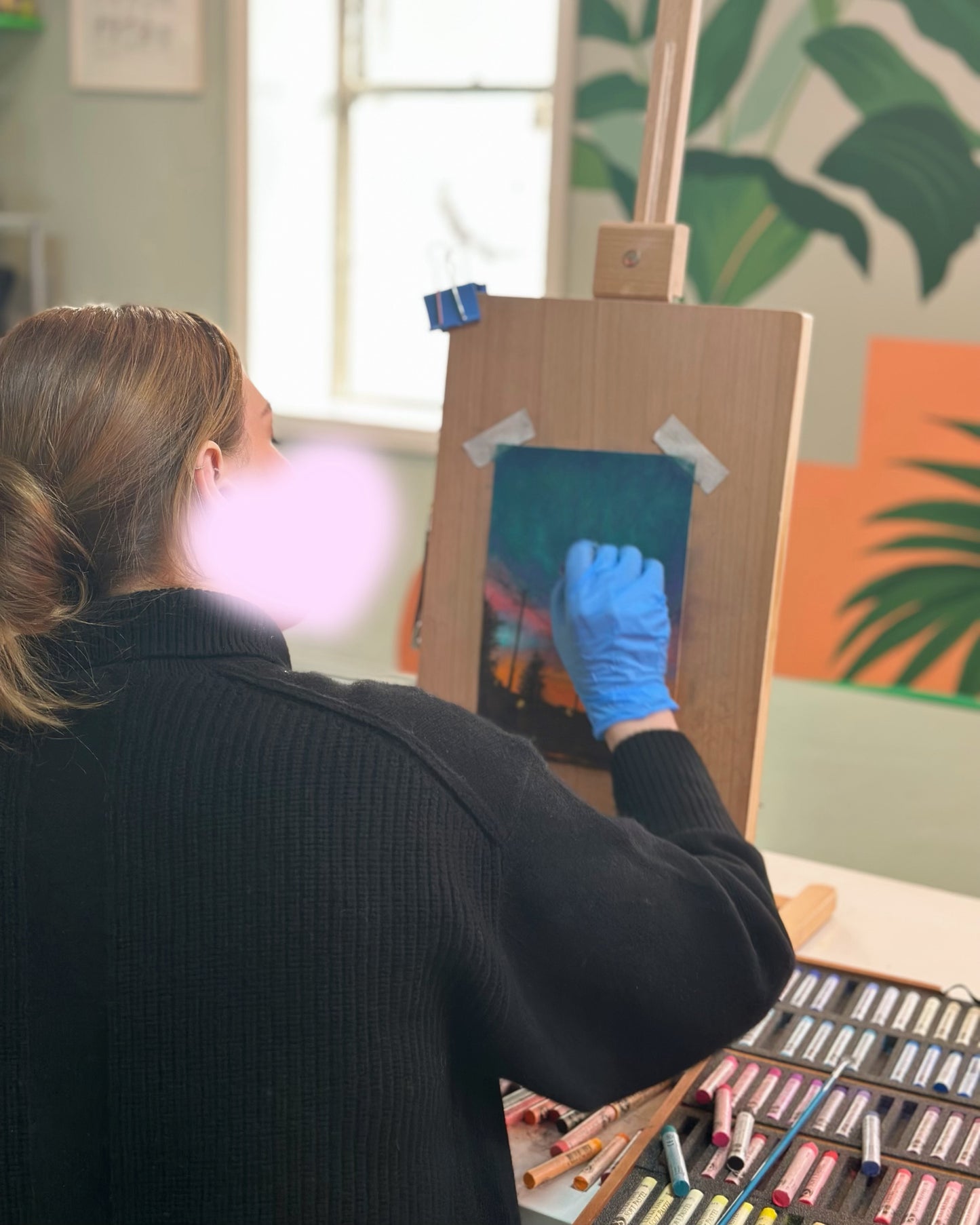 Soft Pastel Sunset Painting Workshop dublin 2