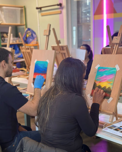 Soft Pastel Sunset Painting Workshop dublin 2