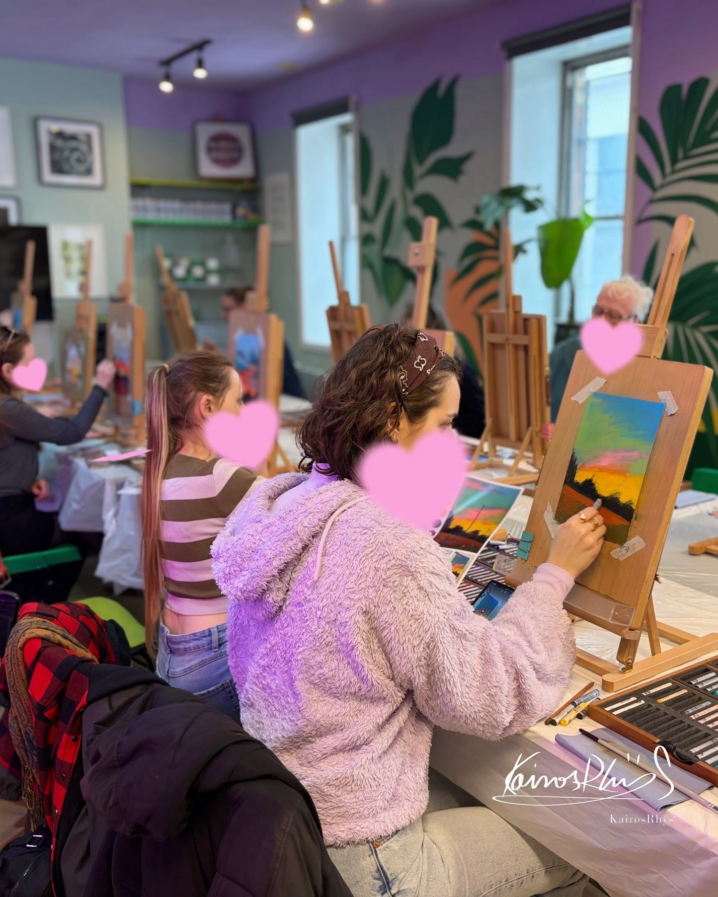 Soft Pastel Sunset Painting Workshop dublin 2
