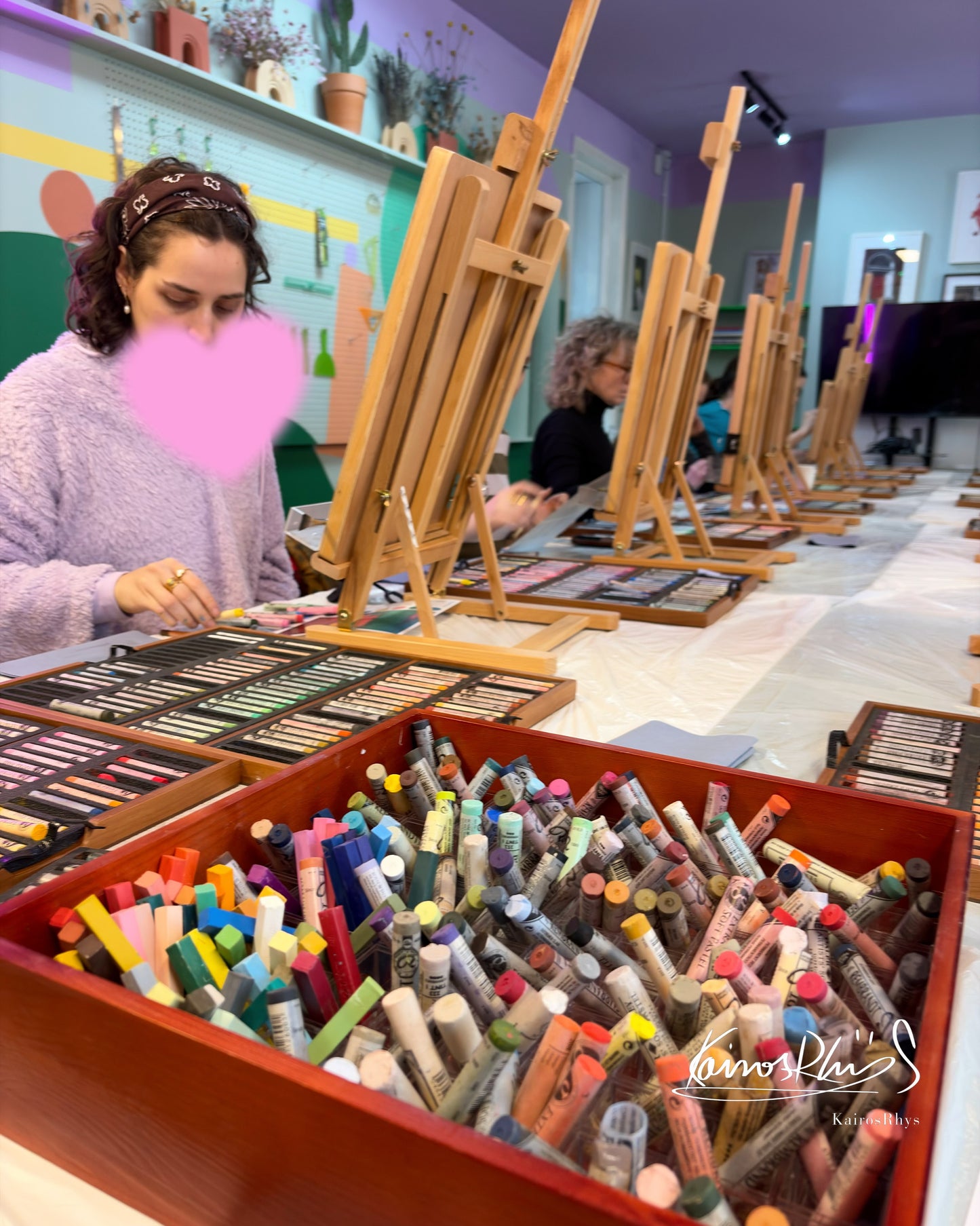 Soft Pastel Sunset Painting Workshop dublin 2