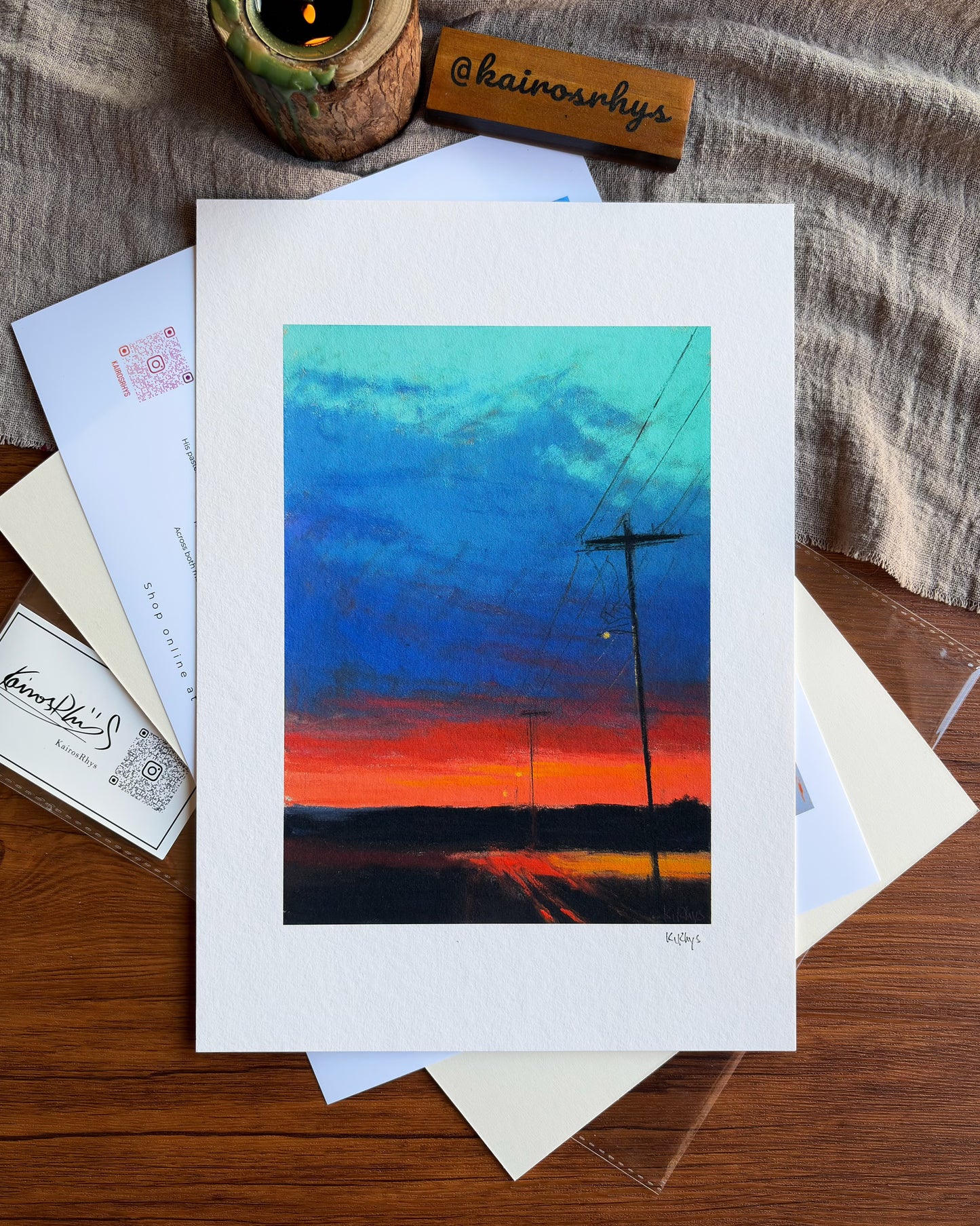 Blue Hour — A4 Fine Art Print