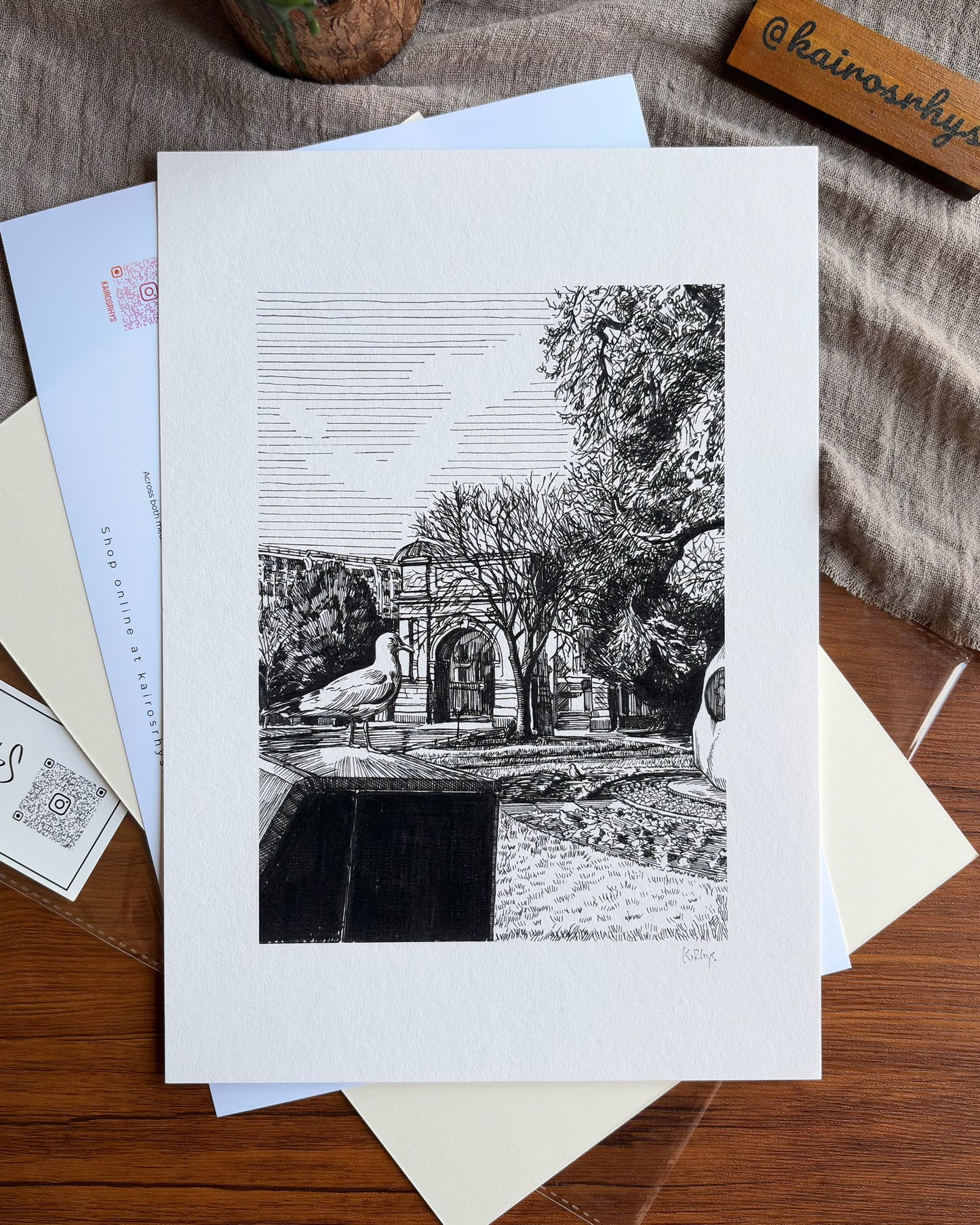 St Stephen’s Green — A4 Fine Art Print