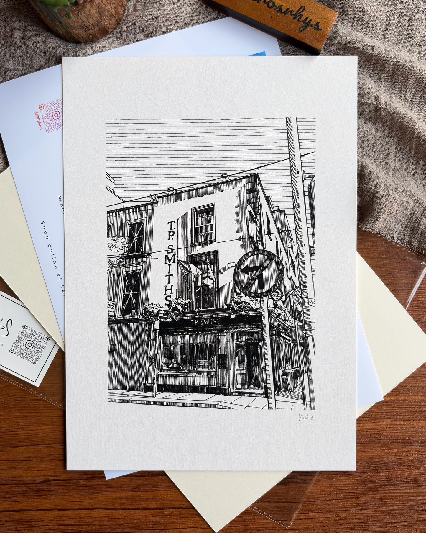 T.P. Smith’s, Jervis Street — A4 Fine Art Print