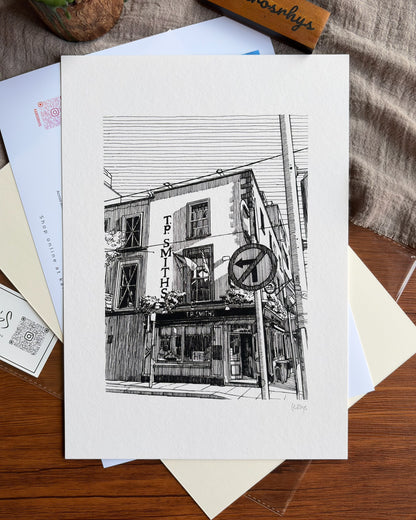 T.P. Smith’s, Jervis Street — A4 Fine Art Print