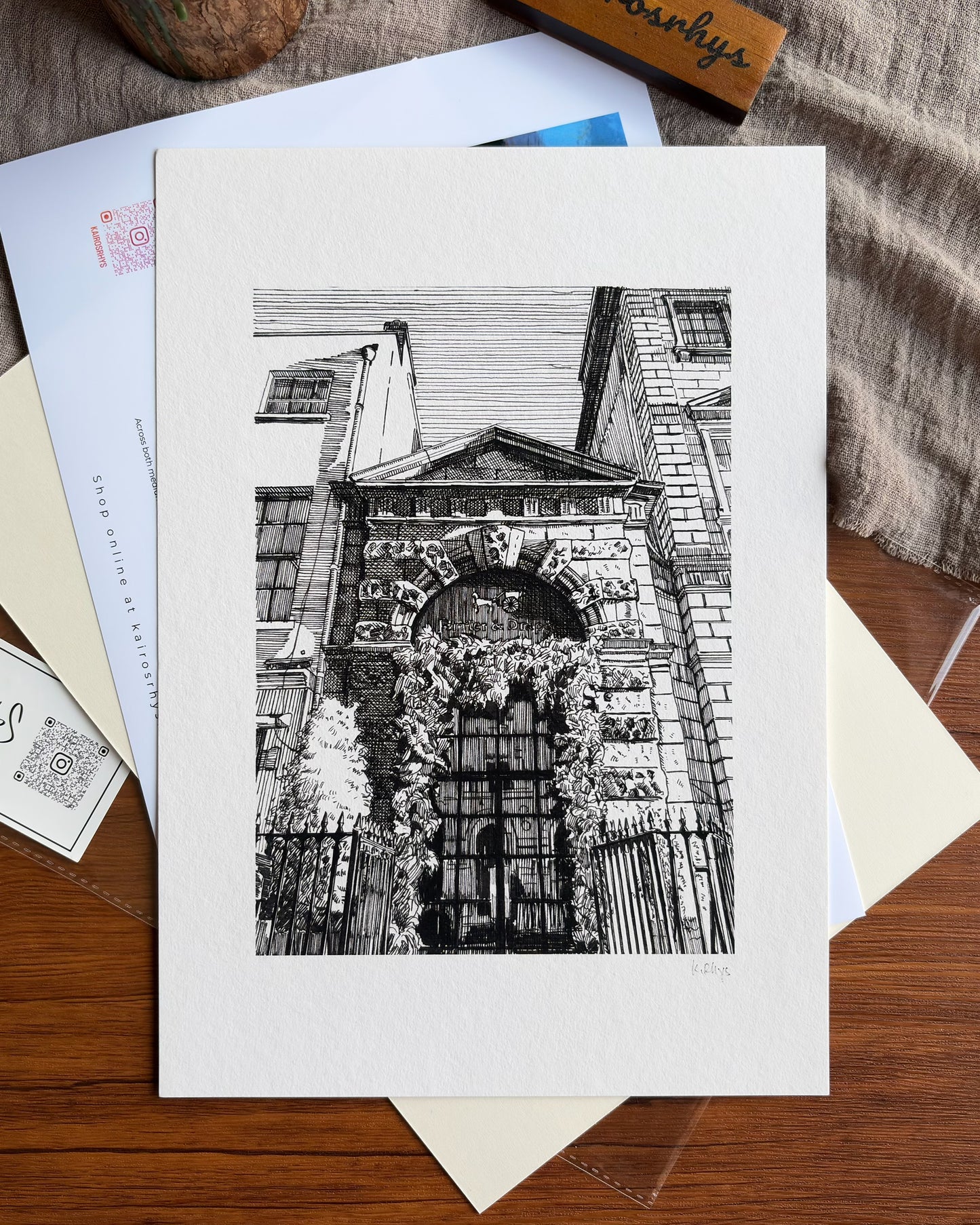 Lost Society, Dublin — A4 Fine Art Print