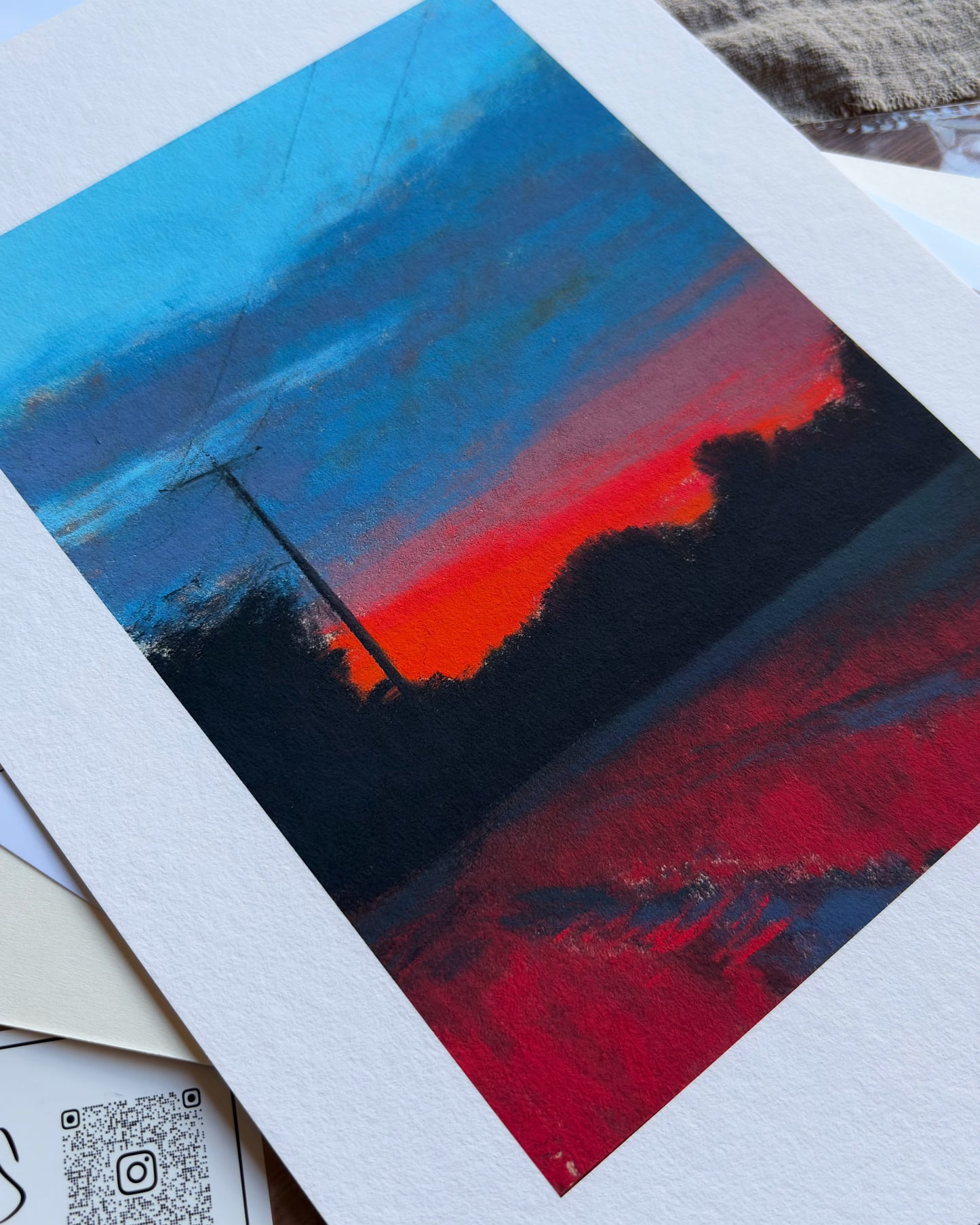 Blue Dusk — A4 Fine Art Print