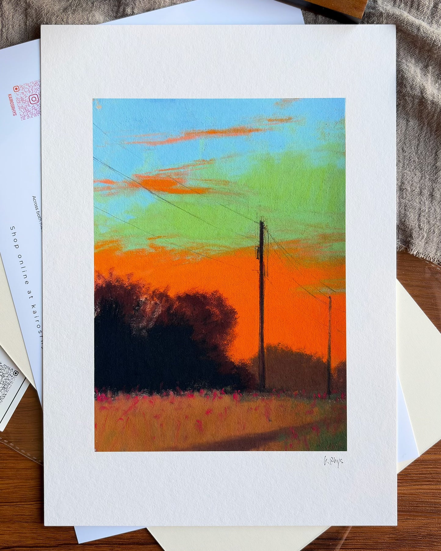 Orange Glow — A4 Fine Art Print