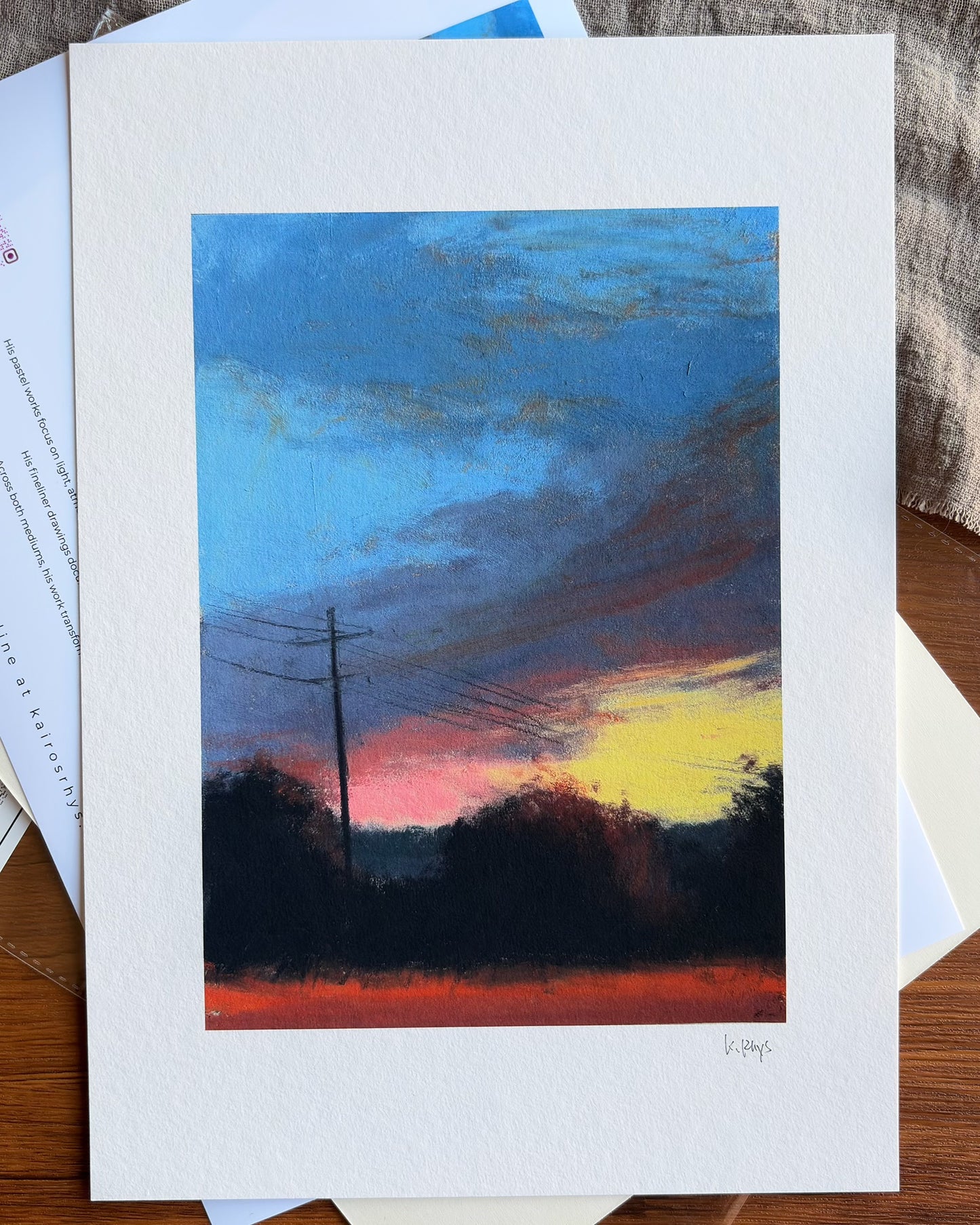 Last Light — A4 Fine Art Print