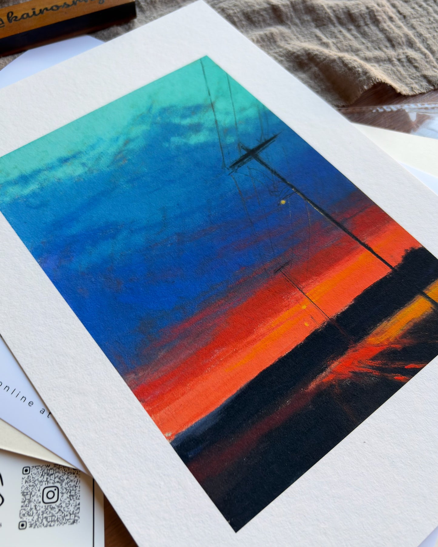 Blue Hour — A4 Fine Art Print