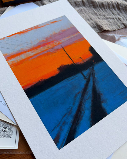 Winter Glow — A4 Fine Art Print