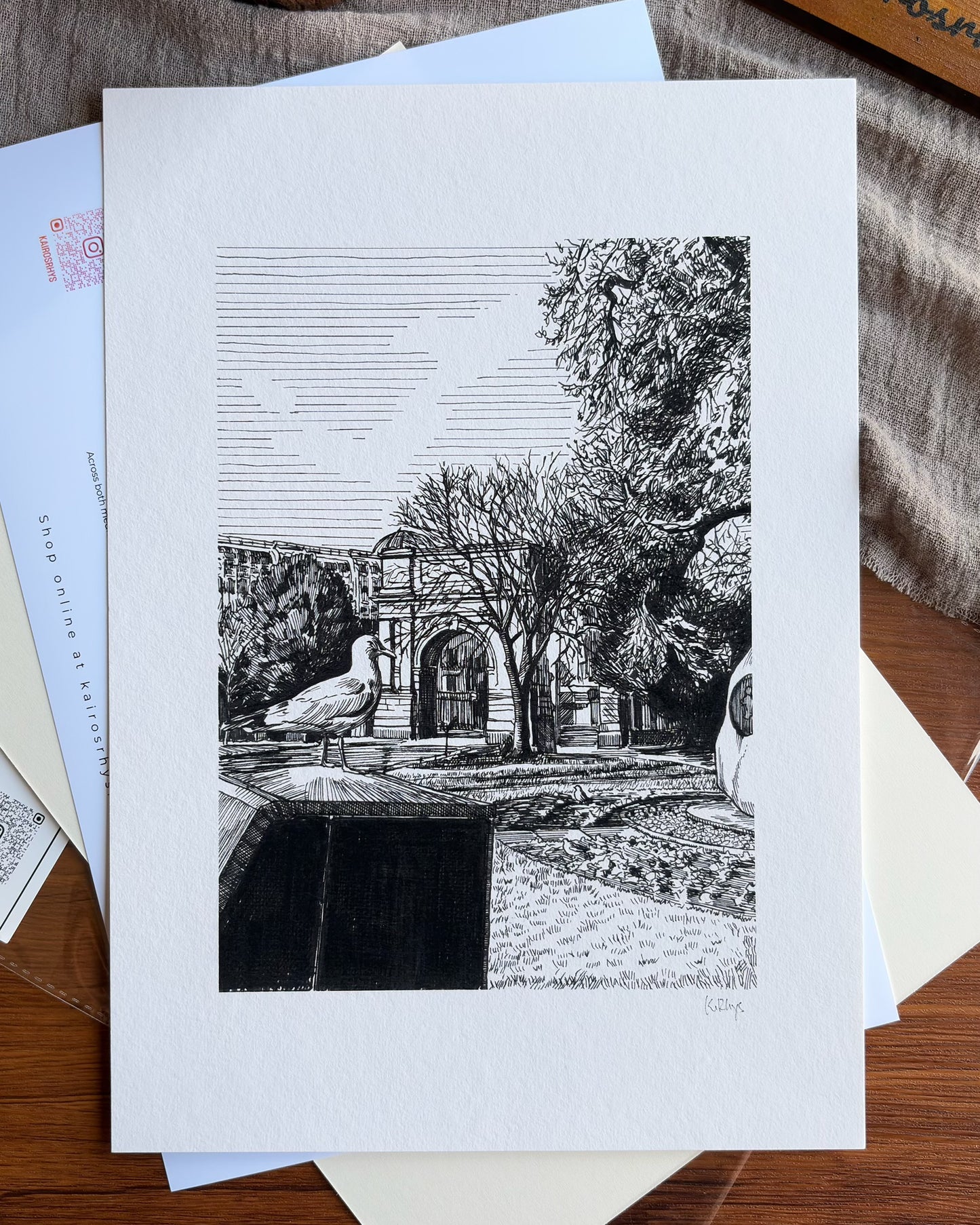 St Stephen’s Green — A4 Fine Art Print
