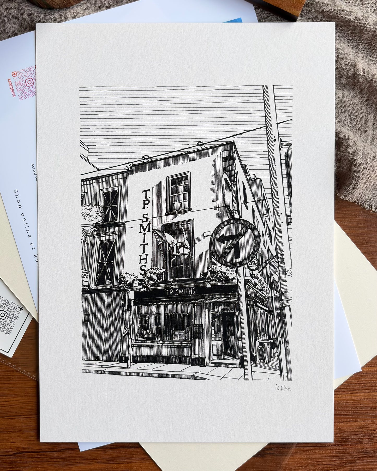 T.P. Smith’s, Jervis Street — A4 Fine Art Print