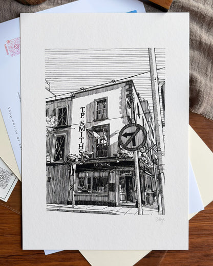 T.P. Smith’s, Jervis Street — A4 Fine Art Print