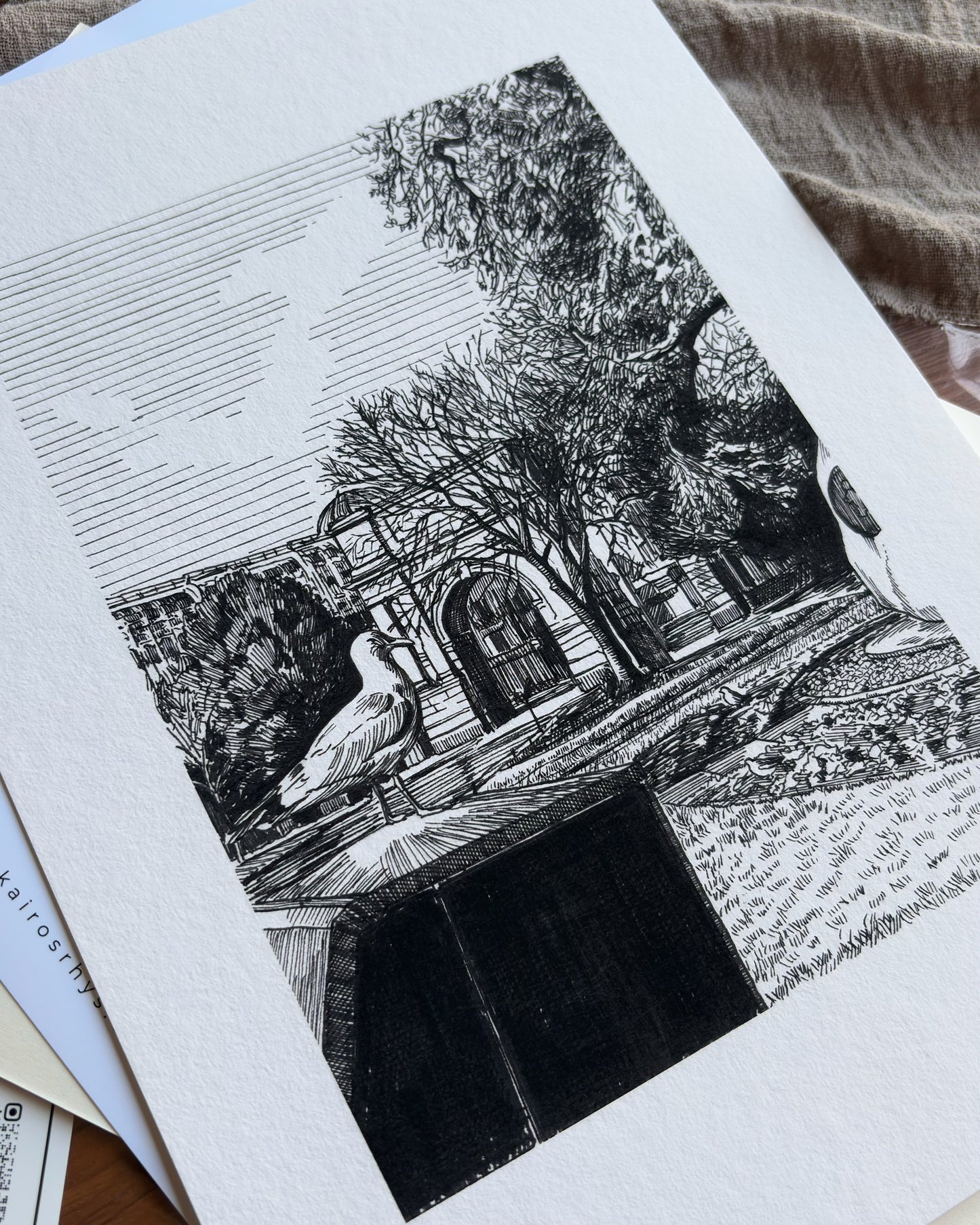 St Stephen’s Green — A4 Fine Art Print