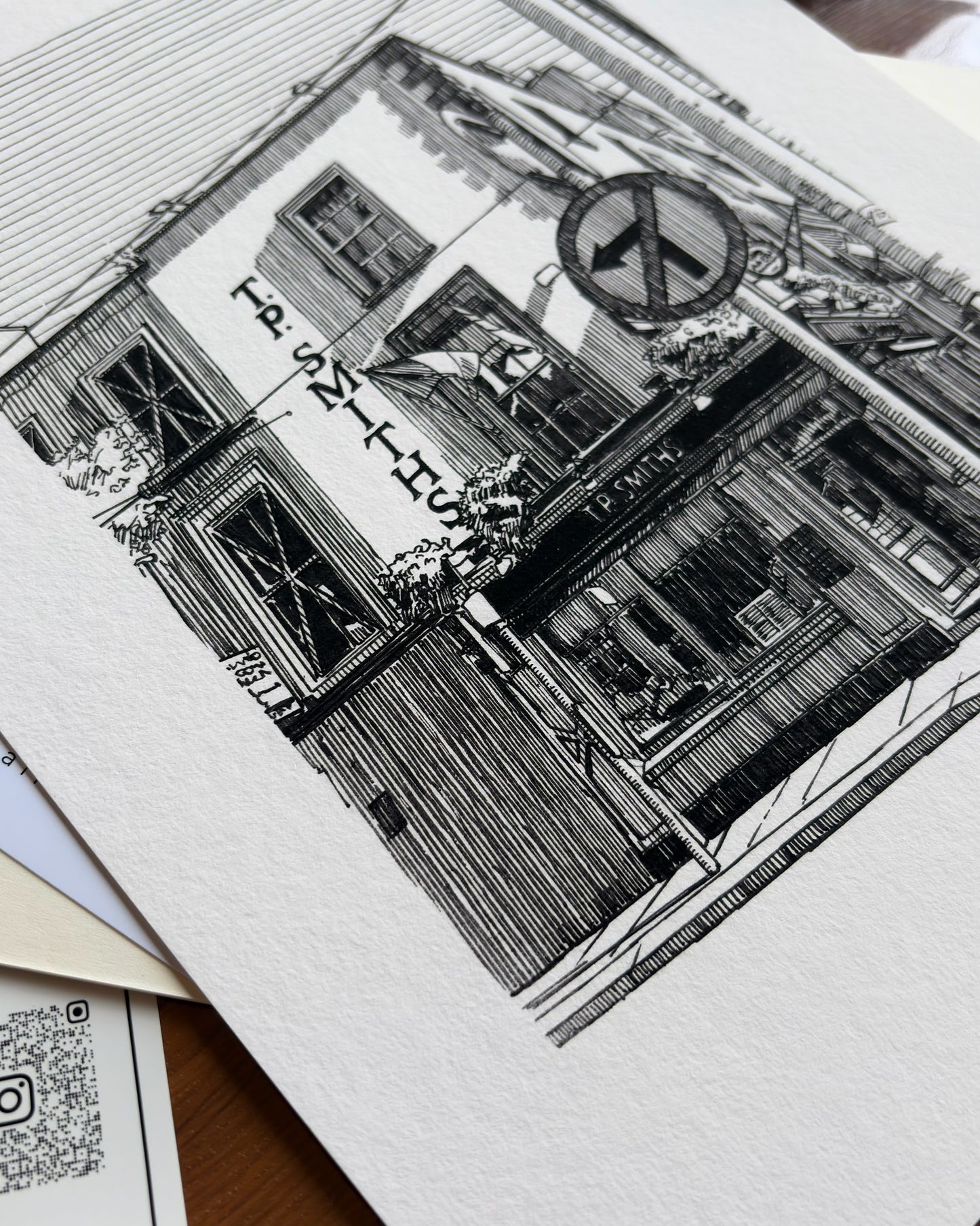T.P. Smith’s, Jervis Street — A4 Fine Art Print