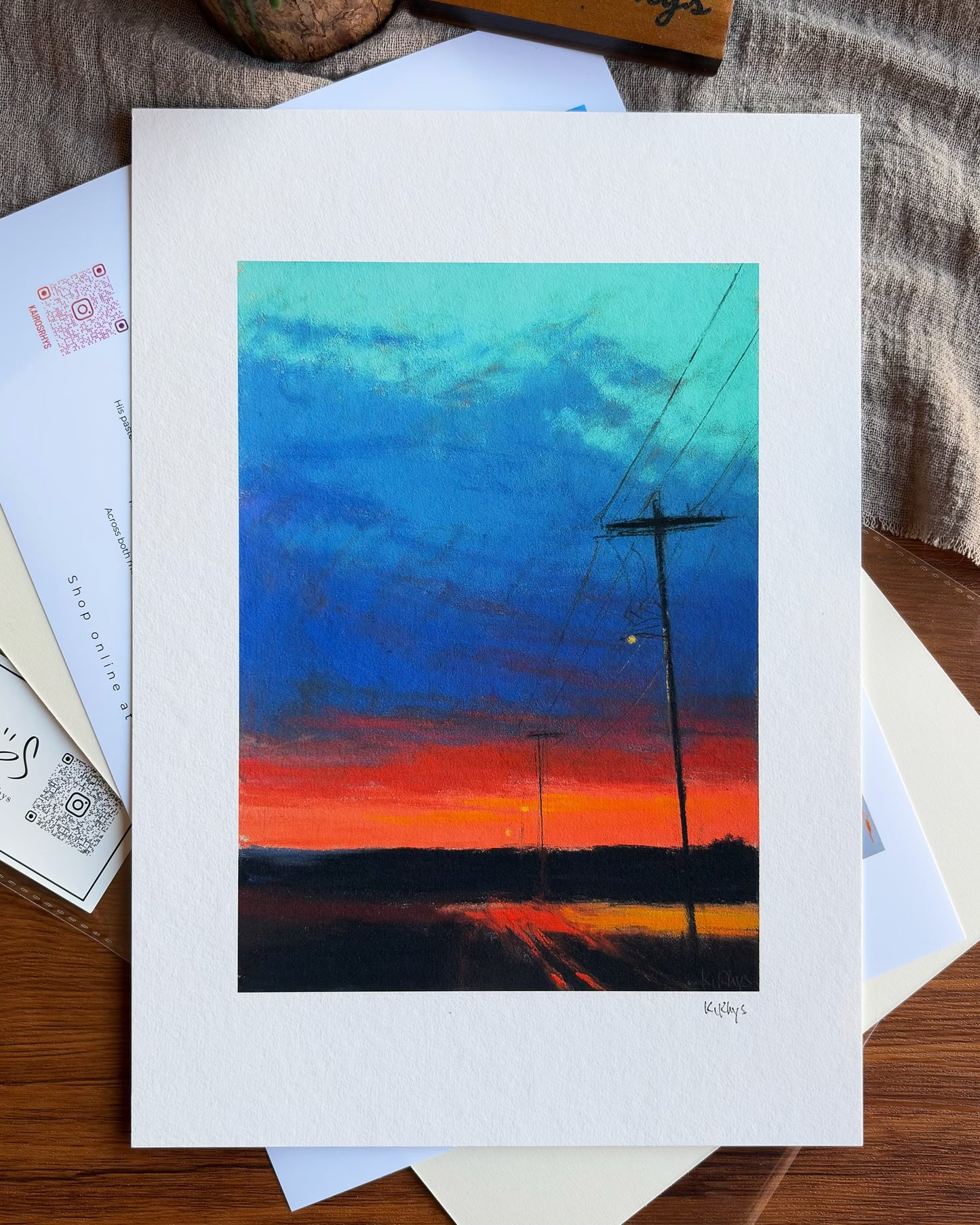 Blue Hour — A4 Fine Art Print