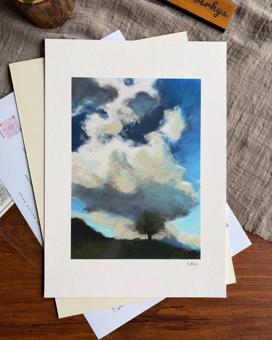 Drifting Cloud — A4 Fine Art Print