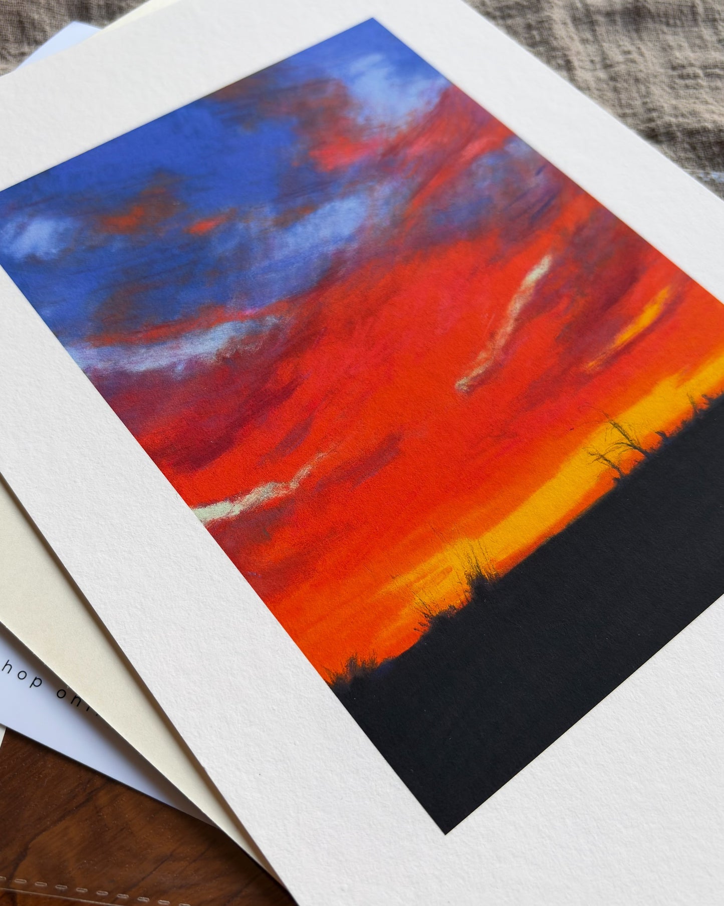 Red Horizon — A4 Fine Art Print