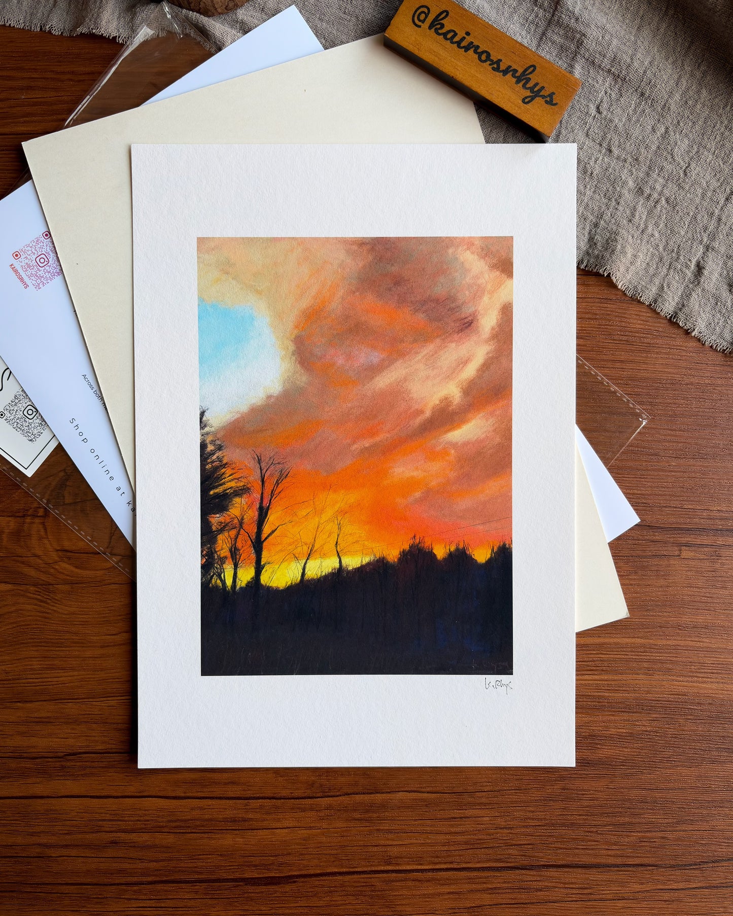 Copper Sky — A4 Fine Art Print