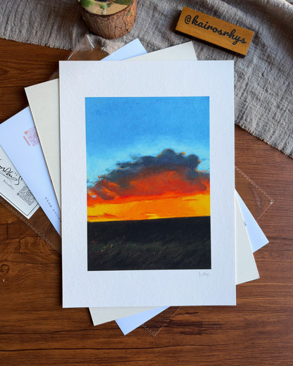 Ember Cloud — A4 Fine Art Print