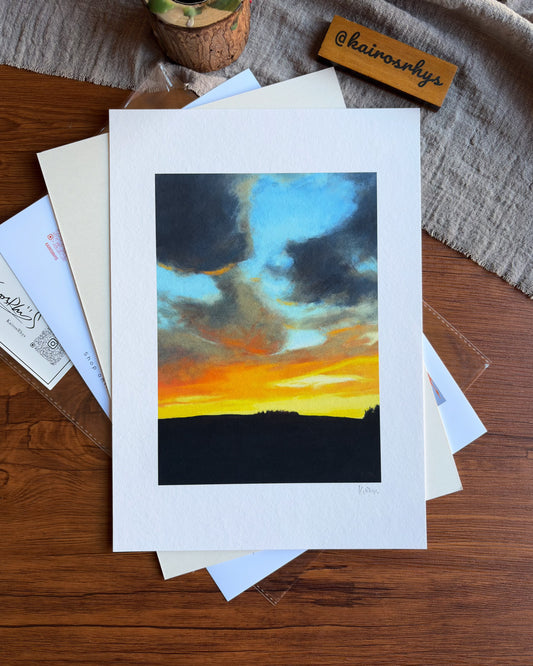Break in the Clouds — A4 Fine Art Print