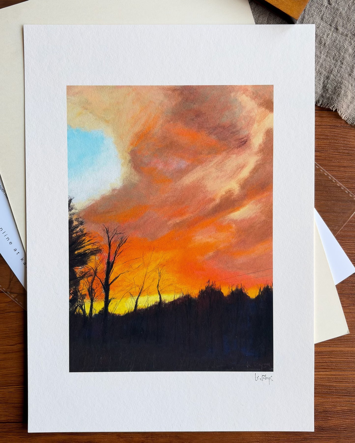 Copper Sky — A4 Fine Art Print