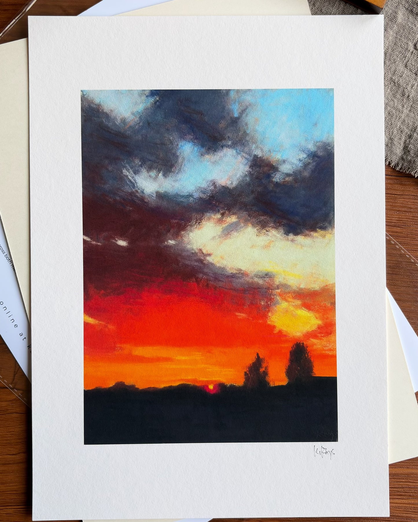Red Glow — A4 Fine Art Print