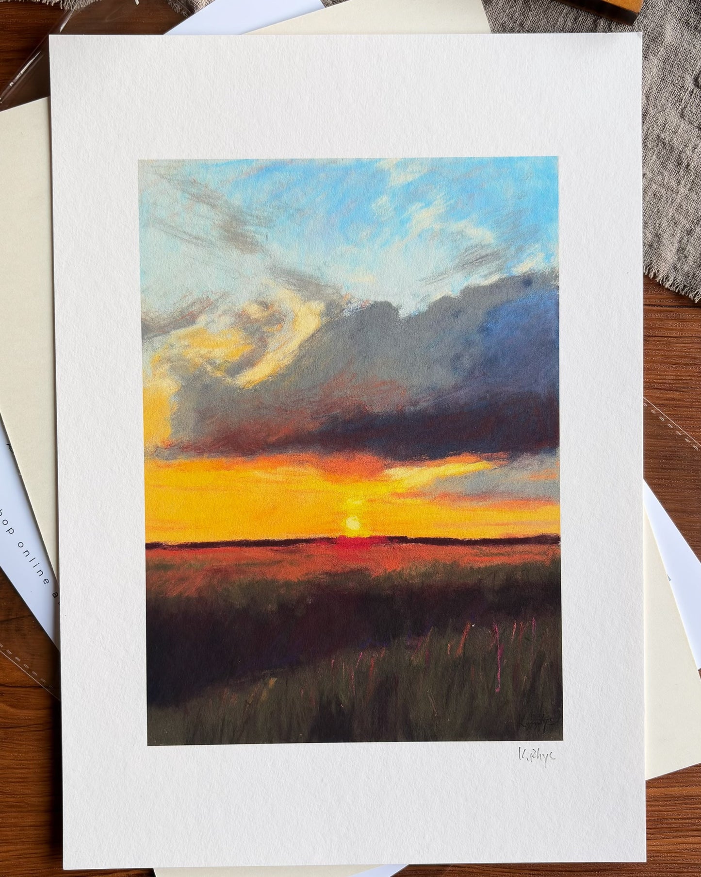 Afterglow Sky — A4 Fine Art Print