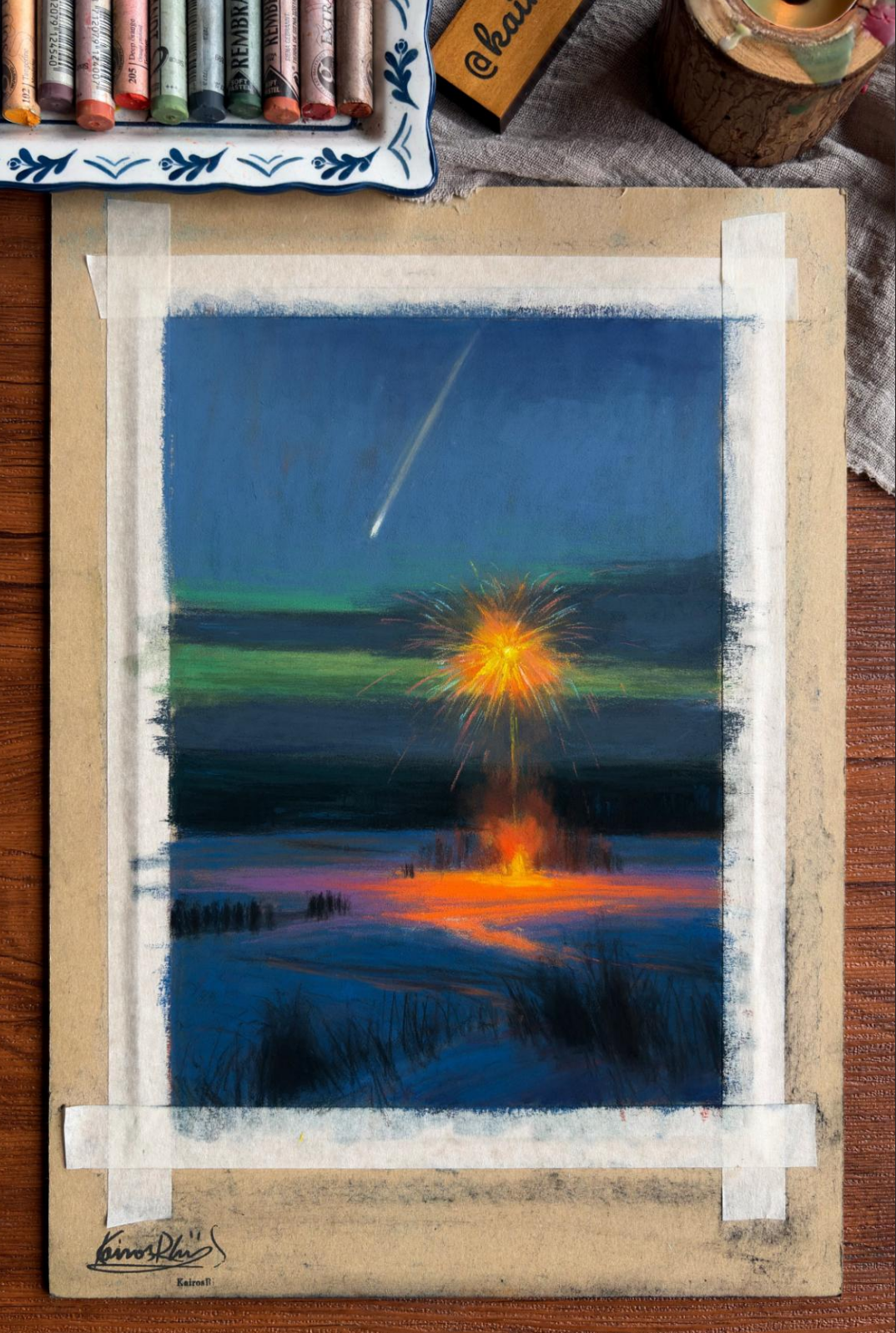 One Firework, One Falling Star