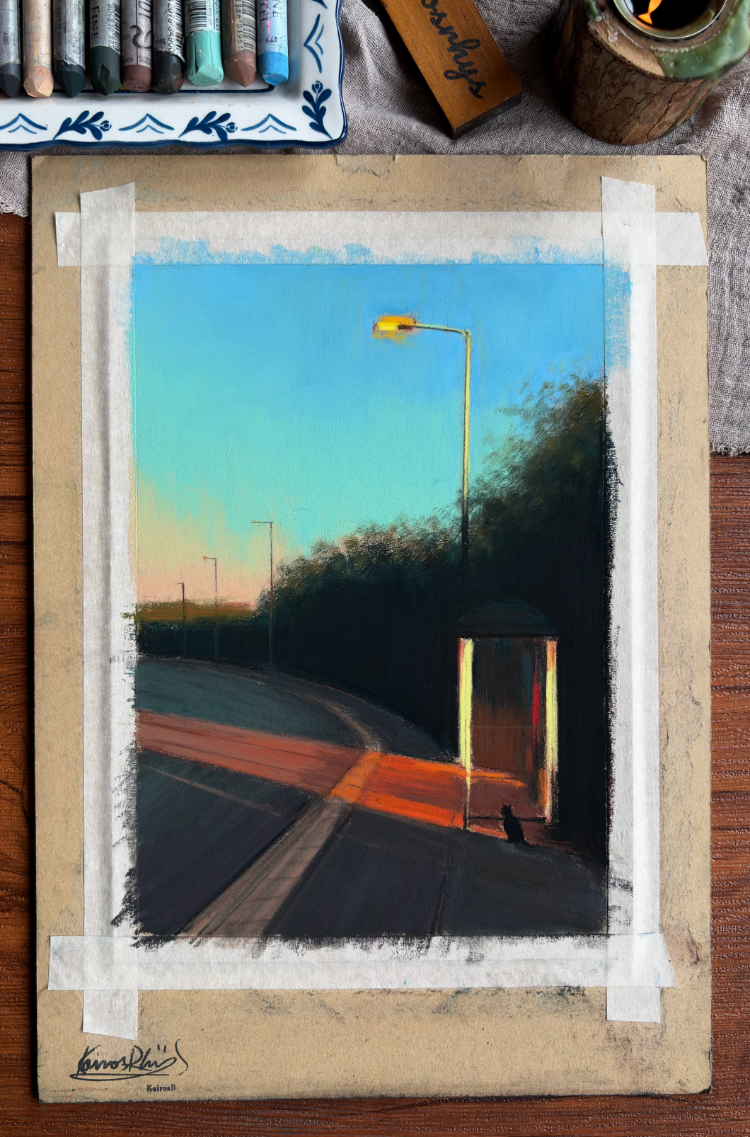 The Last Light by the Road