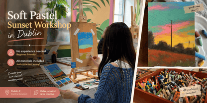 Soft Pastel Sunset Painting Workshop dublin 2